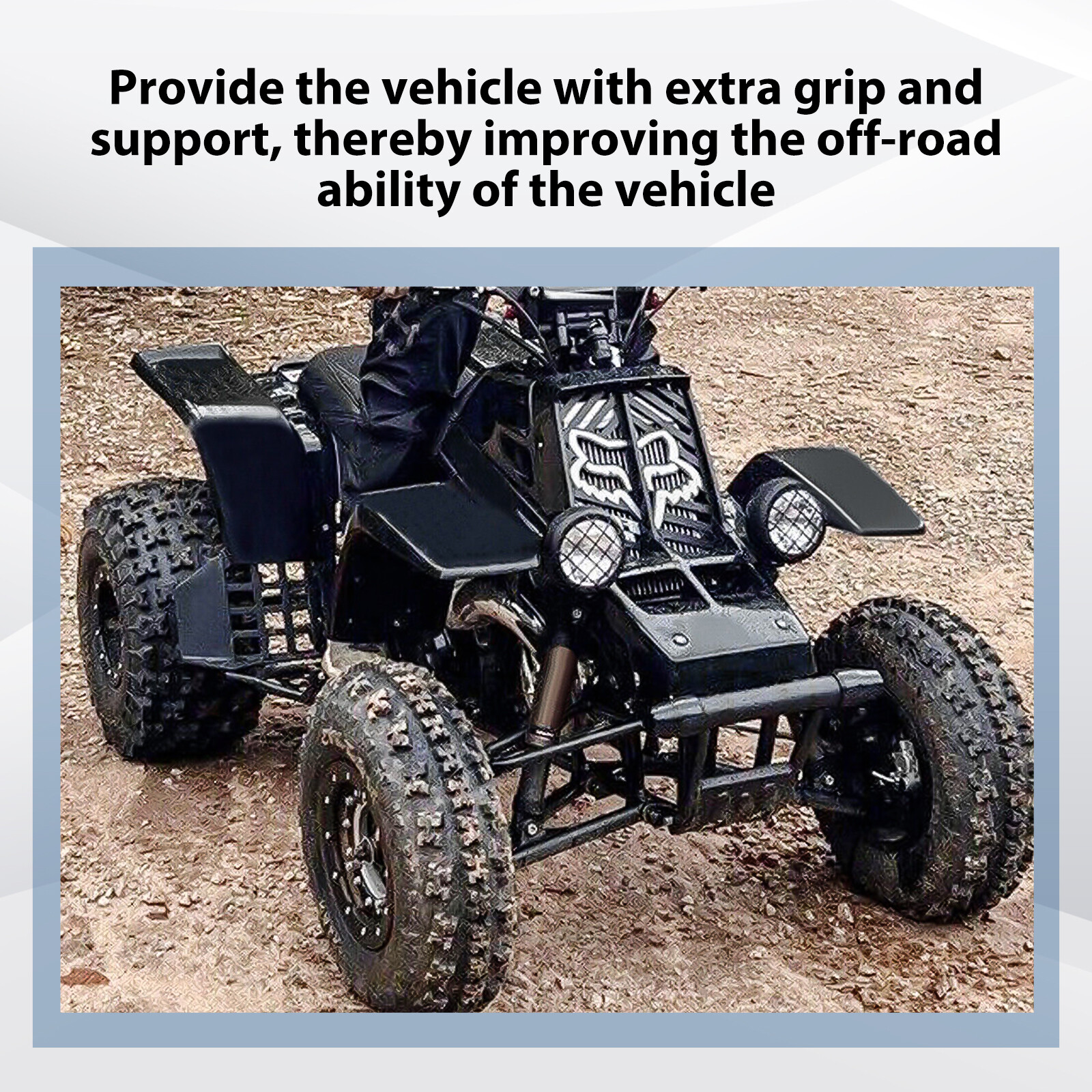 Heel Guard Nerf Bar Plastic Left & Right For Yamaha Banshee YFZ350 87