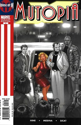 Mutopia Comic 1 Limited Edition Variant First Print 2005 Marvel David Hine Lan
