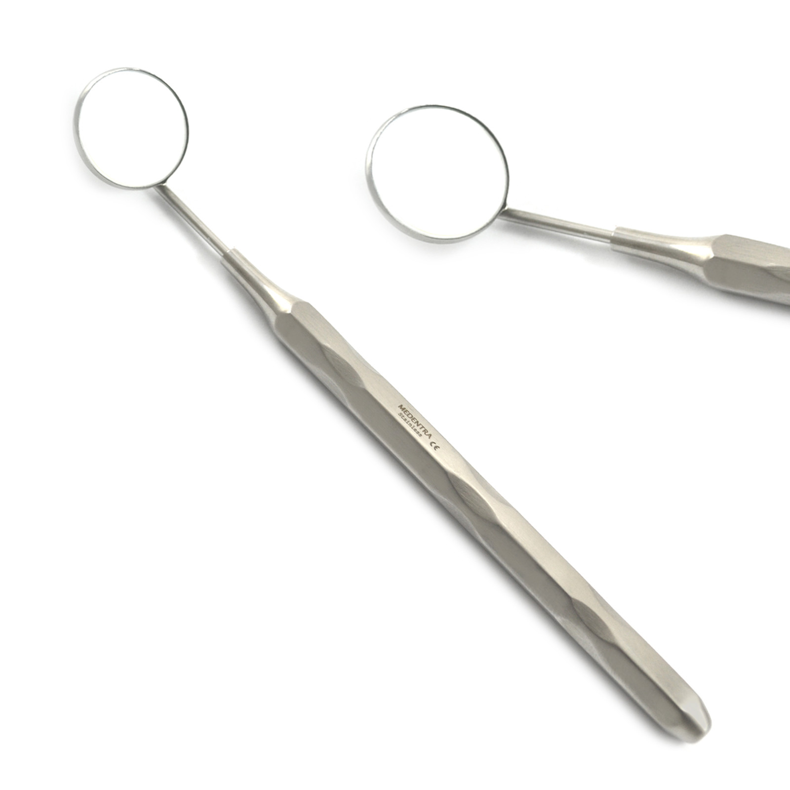 Professional Dental Mouth Inspection Mirror With Handle Examination Stainless CE