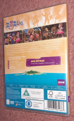 BBC, ZingZillas World Music Tour, Rare UK DVD, David Collier