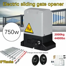 4400lbs Electric Automatic Sliding Gate Opener Motor Operator w/Remote Control