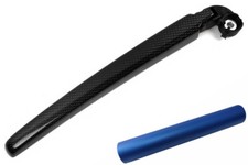 Heckwischer Frontwischer Scheibenwischer Arm Design Folie Set in Blau Matt