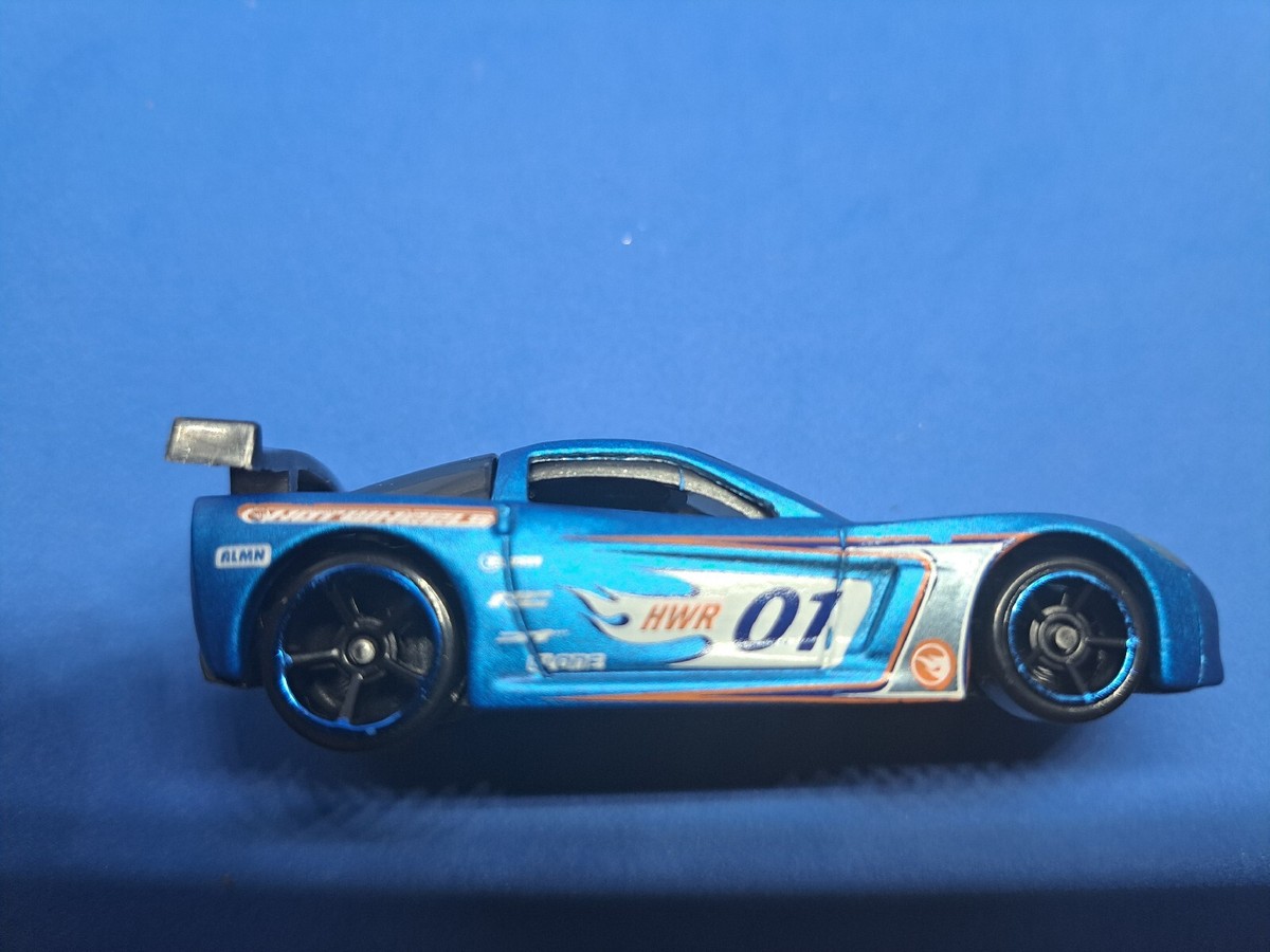 Hot Wheels Treasure Hunt Corvette C6 Blue Loose Car NICE | eBay