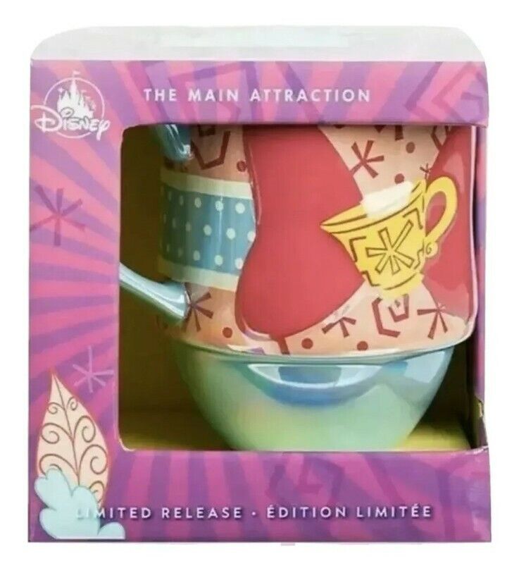 Disney Parks Minnie Mouse The Main Attraction March Mad Tea Party Mug In  Hand