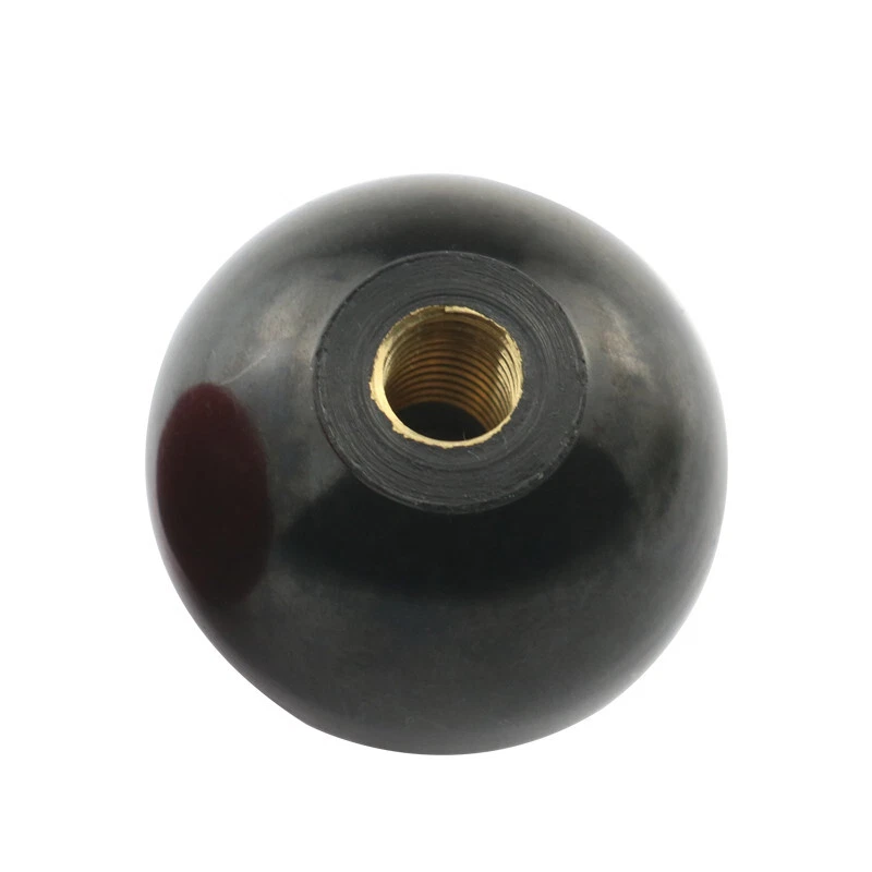 Ball Shaped Hnadle Knobs M4 M5 M6 M8 M10 M12 Thread Clamping Nuts Plastic Black - Image 4 of 4