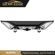 Off-road Steel Rear Bumper for 2007- 2018 Jeep Wrangler JK Unlimited w/ D-Rings