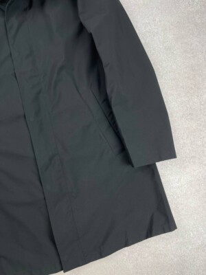 Vintage Prada Nylon Coat Jacket Black Men's Size 48 | eBay