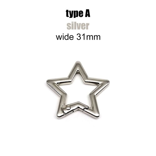 5pcs Bag Strap Findings Star Duck Shape Spring Ring Open Buckle Carabiner Clip - Picture 8 of 18