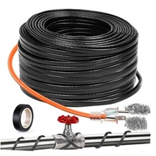 （3FT-200FT） Pipe Heating Cable for Pipe Freeze Protection, Heat Cable for 100FT