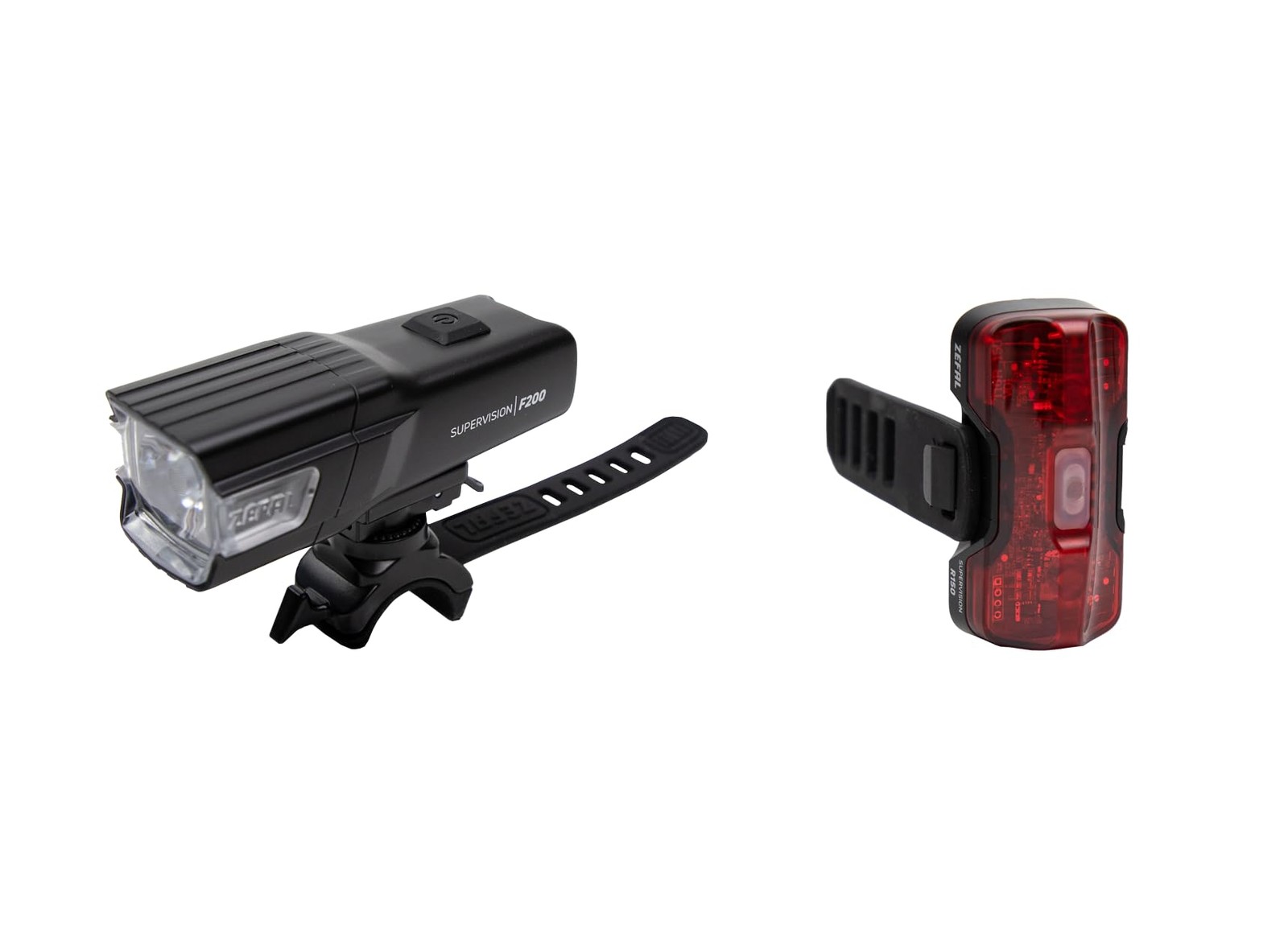 ZEFAL Supervision Fahrradbeleuchtung, LED, wiederaufladbar, USB-C   Fahrradlampe