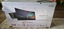 Acer Curved UltraWide Monitor 34 Zoll 21:9 IPS QHD 3440x1440 Schwarz