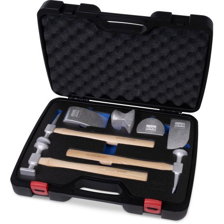 Coffret 3 marteaux alu et 4 tas GYS outillage de tôlerie et redressage aluminium