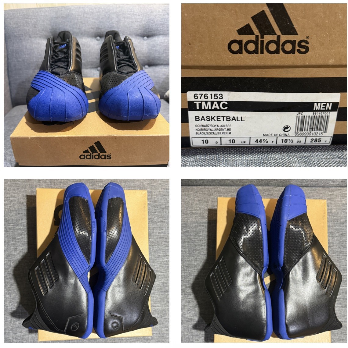 2001 OG ADIDAS TMAC 1 T MAC TRACY McGRADY SIZE 10.5 Not Retro | eBay