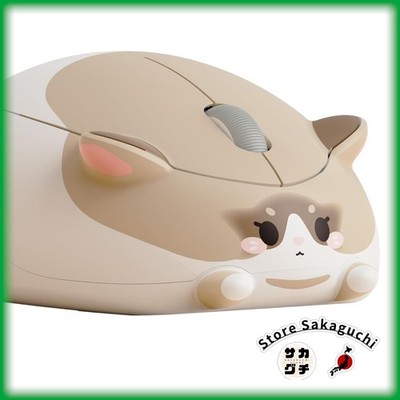Akko Wireless Gaming Mouse Ragdoll Design Cute Cat BT 5.0 2.4G For Mac Windows