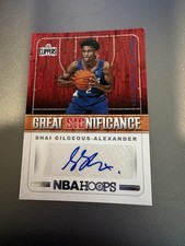 2018-19 Panini NBA Hoops - Great Significance Shai Gilgeous-Alexander Rookie RC
