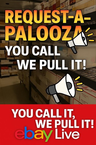Request-a-Palooza Wednesday Night eBay Live (Card Shown On Screen)