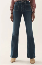 Anthropologie Pilcro The Icon Flare Jeans by Pilcro: Mid-Rise Edition