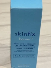 Skinfix Barrier Triple Lipid Collagen Activating Serum 1oz / 30mL Full Size NEW