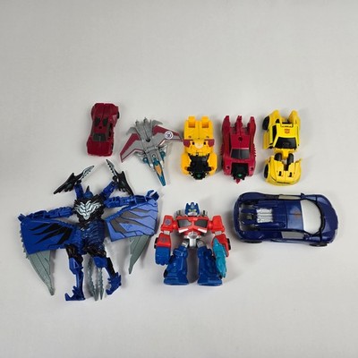 Transformers Modern Mixed Lot of 8 Robots in Disguise Starscream Sideswipe