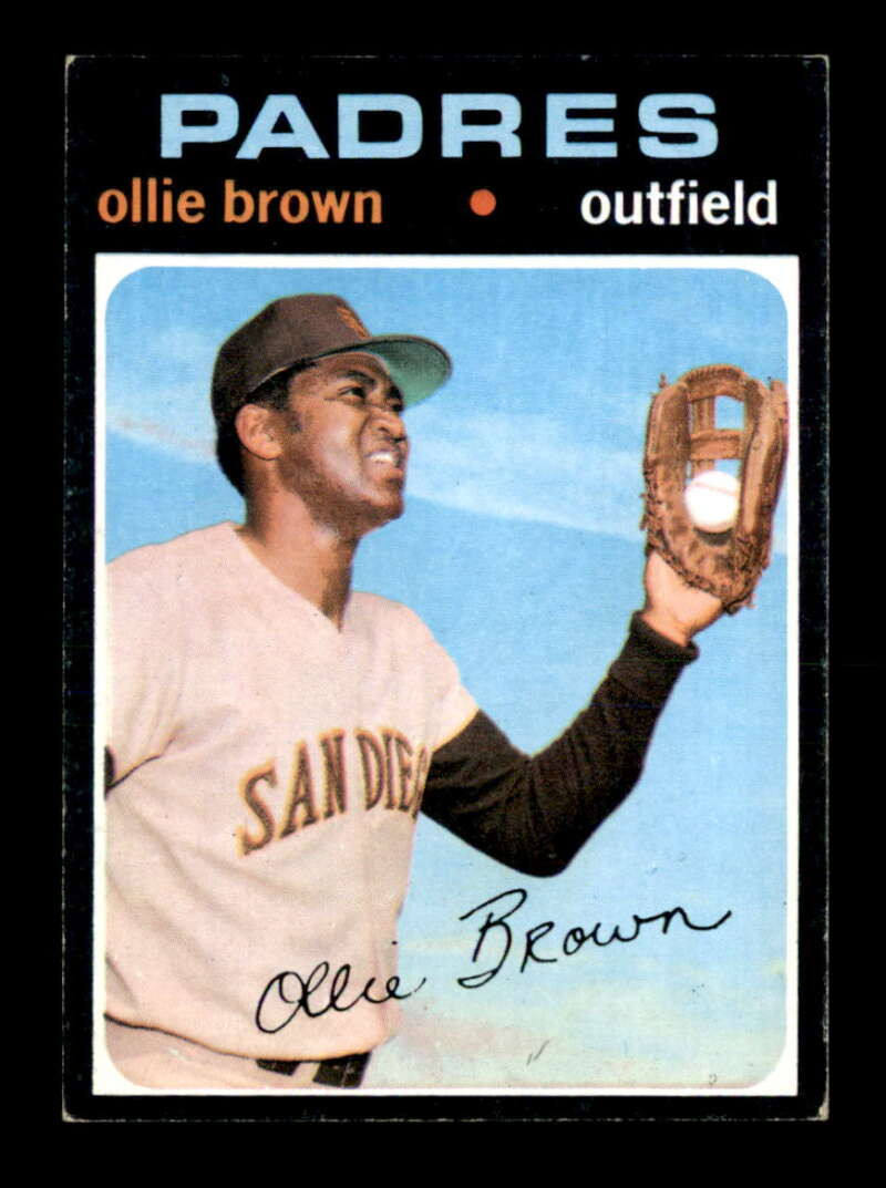1971 Topps #505 Ollie Brown  EX/EX+ X2938352