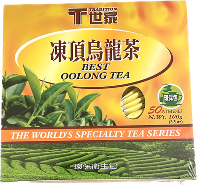 3.5oz Tradition Best Oolong Tea 50 Packets World s Specialty Tea Series Taiwan