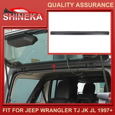 Rear Window Rain Gutter Drip Rail Deflector for Jeep Wrangler 2008-2022 JK JL