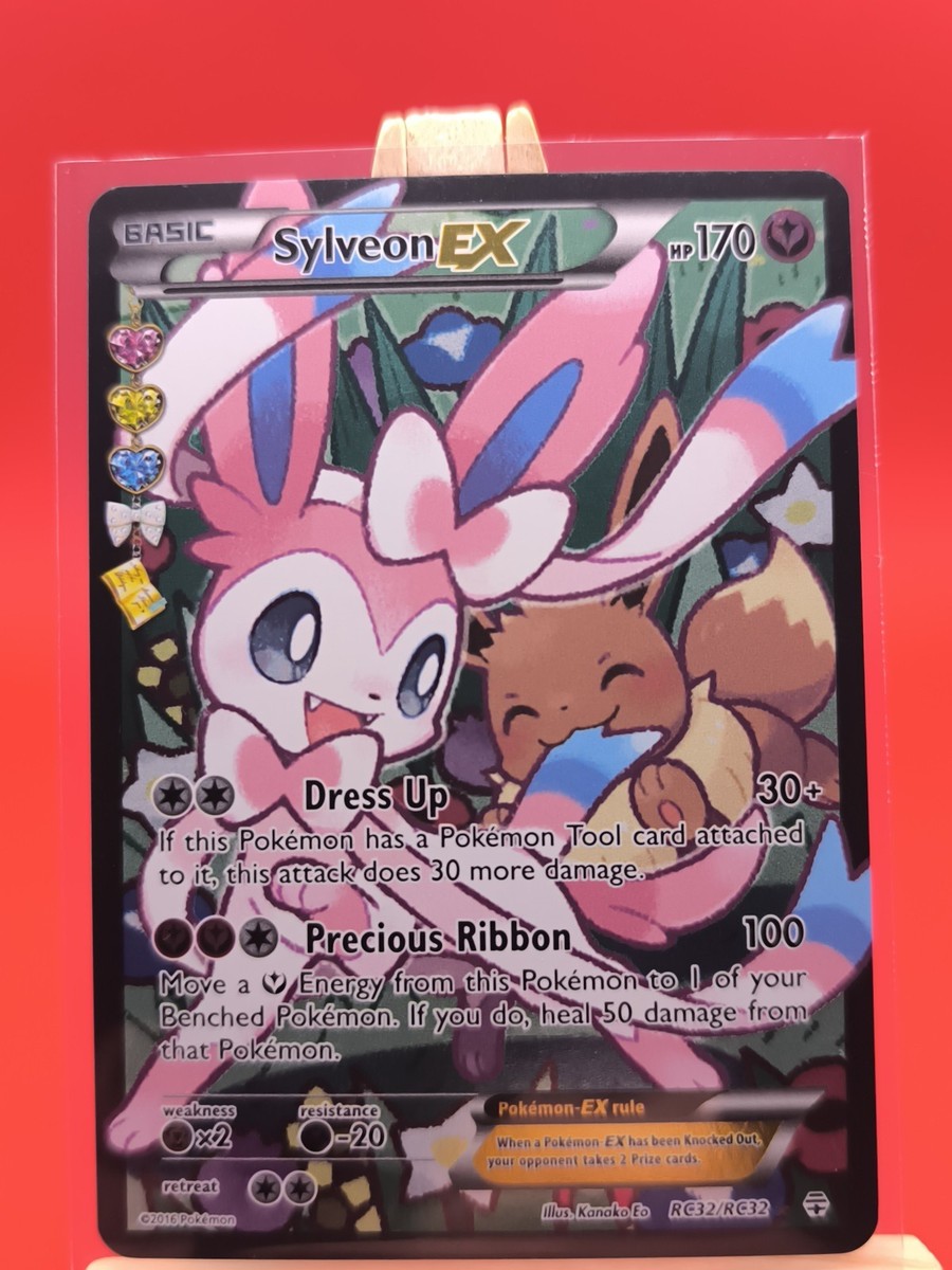 sylveon ex pokemon card #RC32 EXTENDED ART Raycardza heal 50 damage from that Pokmon. Sylveon ex 041/131 Sv: Prismatic