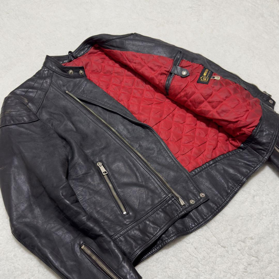 Euro vintage】50s RUHRジップ Leather-jacket