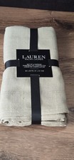 Lot de 4 serviettes à fente Lauren Ralph Lauren neuves avec étiquettes - Beige naturel 20" x 20" H1057