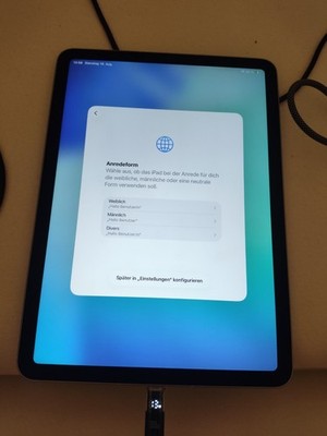 iPad Air (4th generation) Wi-Fi +Cellular Display Top icloud sperre Modell A2072