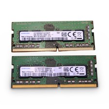 Samsung 8GB DDR4 2666MHz PC4-21300 SODIMM Laptop RAM Lot of 2 16GB Total
