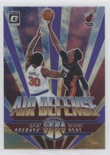 2021-22 Panini Donruss Optic Air Defense Purple Prizm Bam Adebayo #4 0c9e