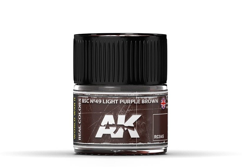 Краска для хобби AK Interactive AFV Real Color RC045 светло-фиолетово-коричневая 10 мл 1890₽