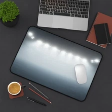 Sleek Minimal Stadium Lights Desk Sports Card Break Mat Ships Free!