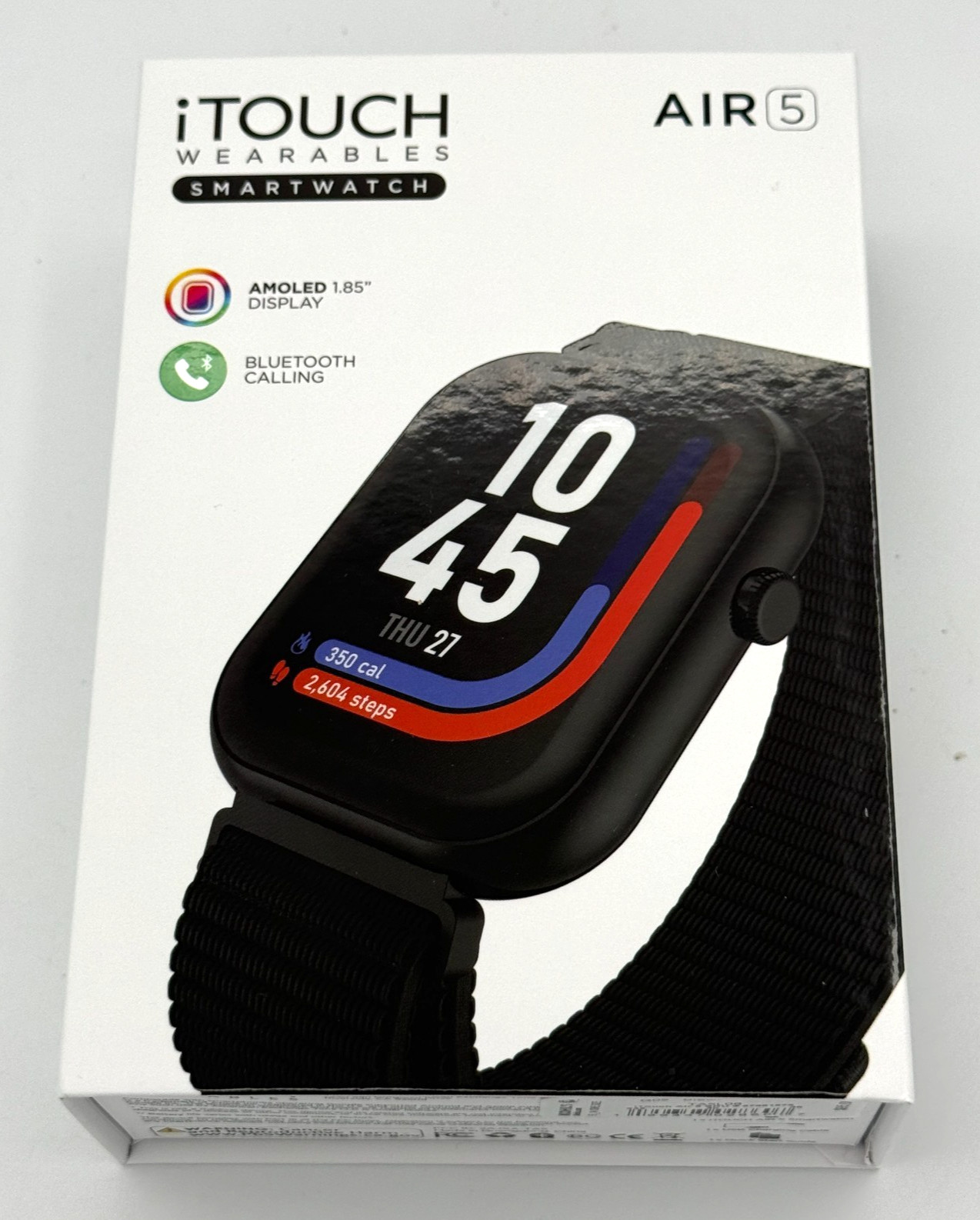 NIB iTouch Wearables Air 5 Health and Fitness Smartwatch