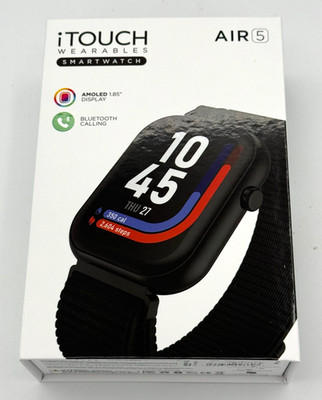 NIB iTouch Wearables Air 5 Health and Fitness Smartwatch