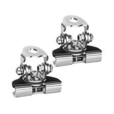 2PCS Car LED Light Bar Mounting Bracket, Adjustable Pillar Hood Work Galvanized