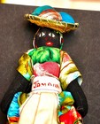 Vintage Handmade cloth and straw "Jamaican souvenir Doll, 10x8x6"On a stand — photo 4