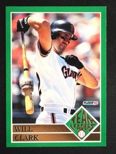 1992 Fleer Will Clark TEAM LEADERS #8