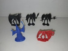 DFC Dragonriders of the Styx Demons & Wizard Plastic Fantasy Figures Lot of 5