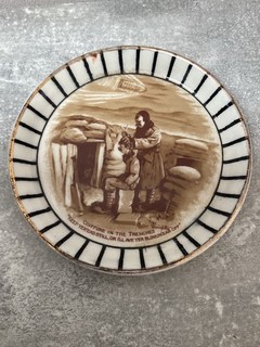 Antique Grimwades Bruce Bairnsfather Old Bill Small Dish