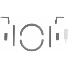 Engine Crankshaft Seal Kit Rear Fel-Pro For 1967-1970 Dodge A108 Van