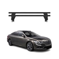 Menabo Dachträger Grundtäger für Renault Talisman 2015-2022 50kg Alu Schwarz 2x