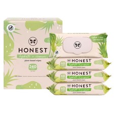 The Honest Company Hydrate and Cleanse Naturally Scented 60 Count Pack of 4 