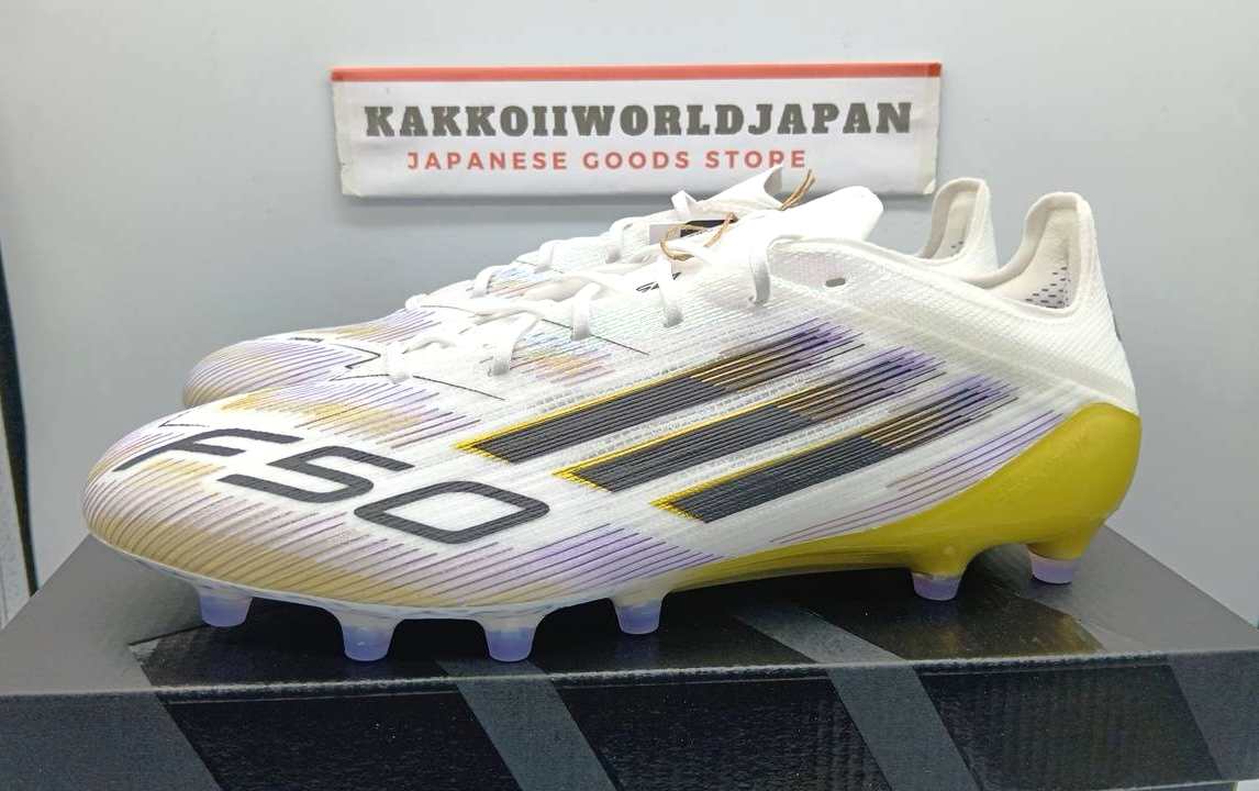 adidas Soccer Cleats F50 ELITE AG Footwear White/Gold Metallic