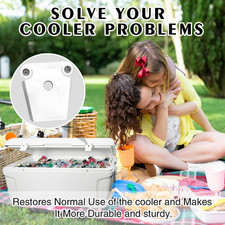 Cooler Latch Posts and Screws for Igloo,Reefer Latch Parts for Igloo 50-165 Q...