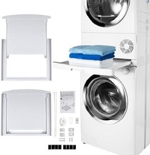 Universal Stacking Kit with Sliding Shelf for Washing Machines and Tumble Dryers