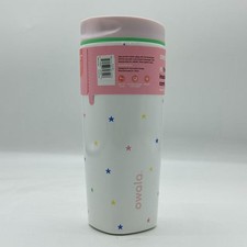 Owala Give Me the Tea Birthday Bash 20oz SmoothSip Slider Ceramic Stars Bottle
