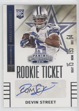 2014 Panini Contenders Devin Street (Seat Row Sec) #125 Auto 0c2