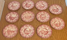 Harvard University luncheon plates. Lot of 11